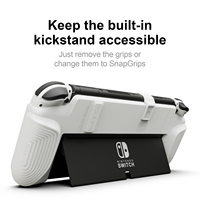 Skull & Co. NeoGrip z wymiennym, ergonomiczny uchwyt ochronny do przełącznika Nintendo OLED i zwykłego przełącznika 2